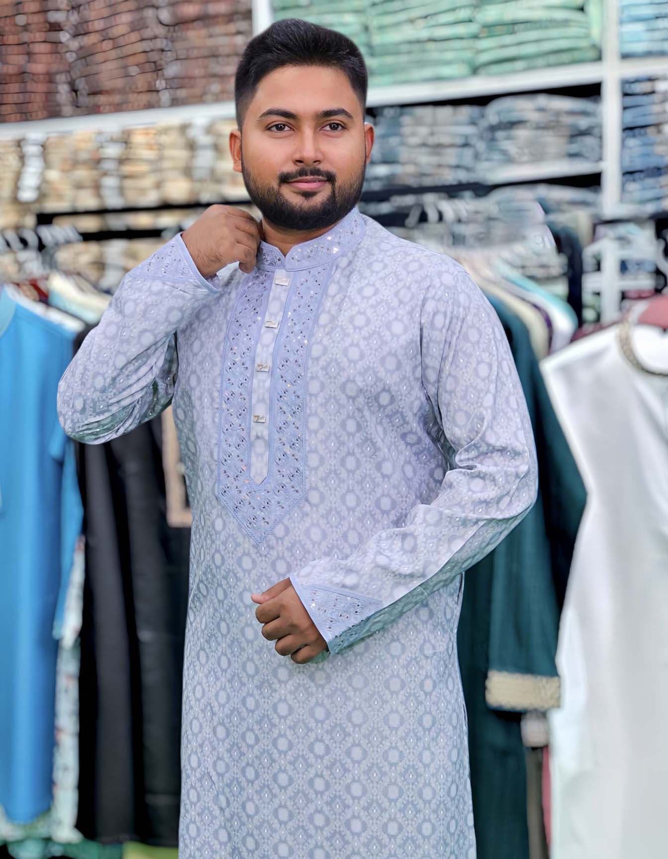 এ্যাস-কালার পাঞ্জাবী Code:691 - Image 2